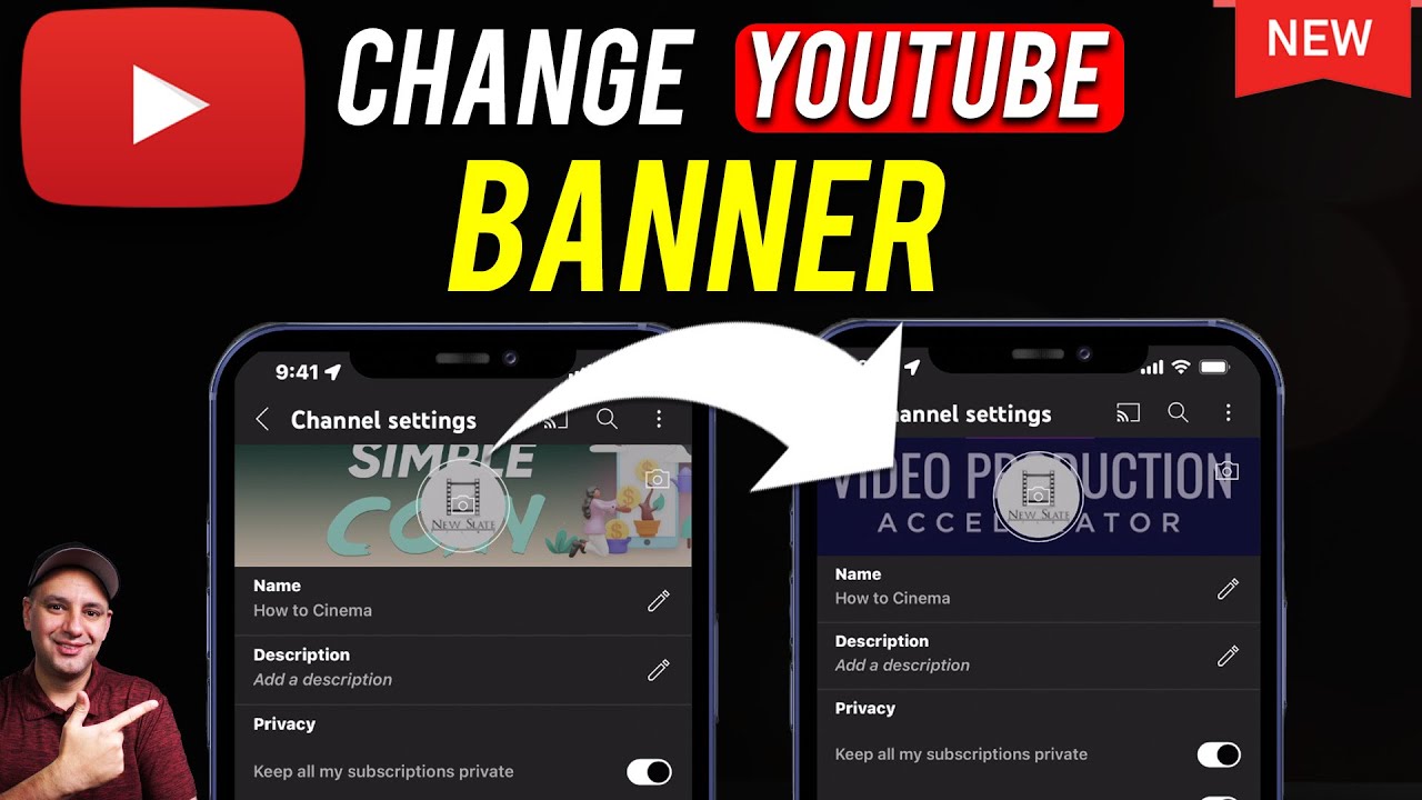 How to Change YouTube Banner on Phone Android & iPhone