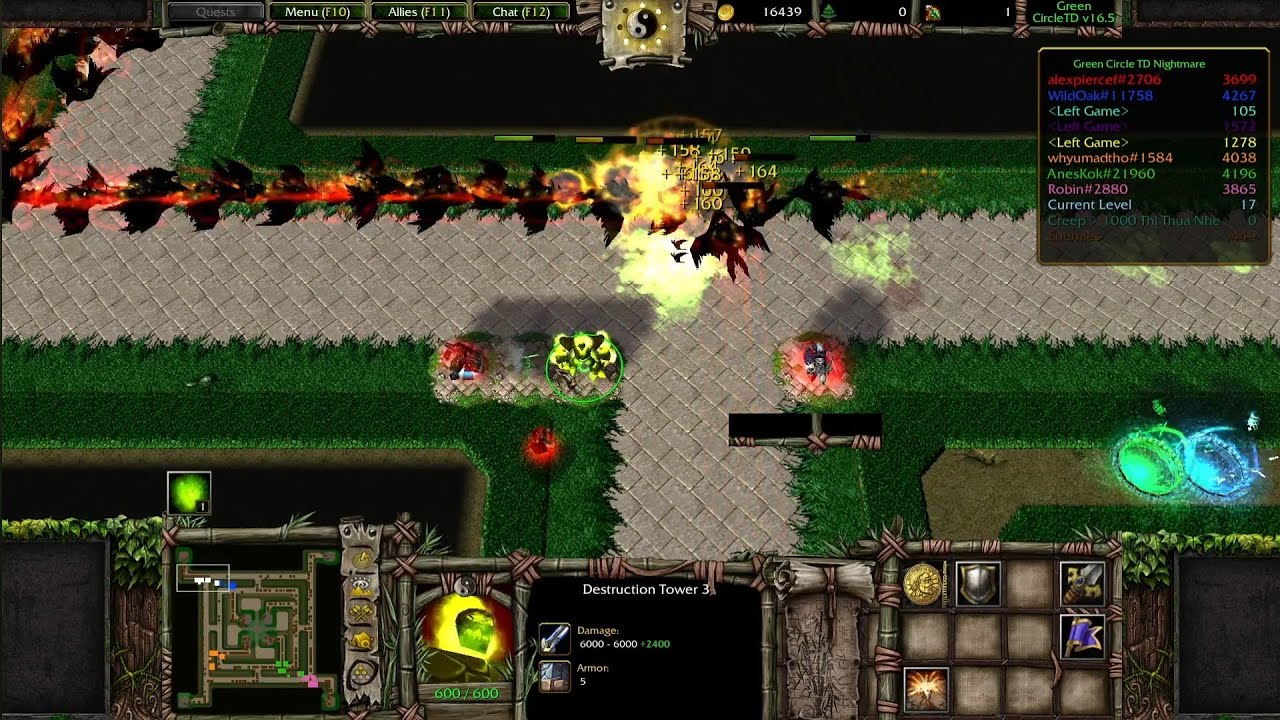 Warcraft 3 Reforged - Green Circle TD HappyNewYear Nightmare