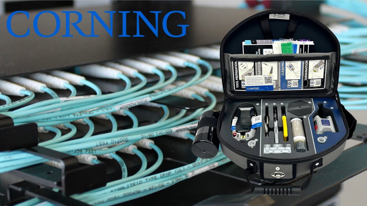 Unboxing the Corning TKT--UNICAM-PFC Fiber Optic Termination Field Installable Kit