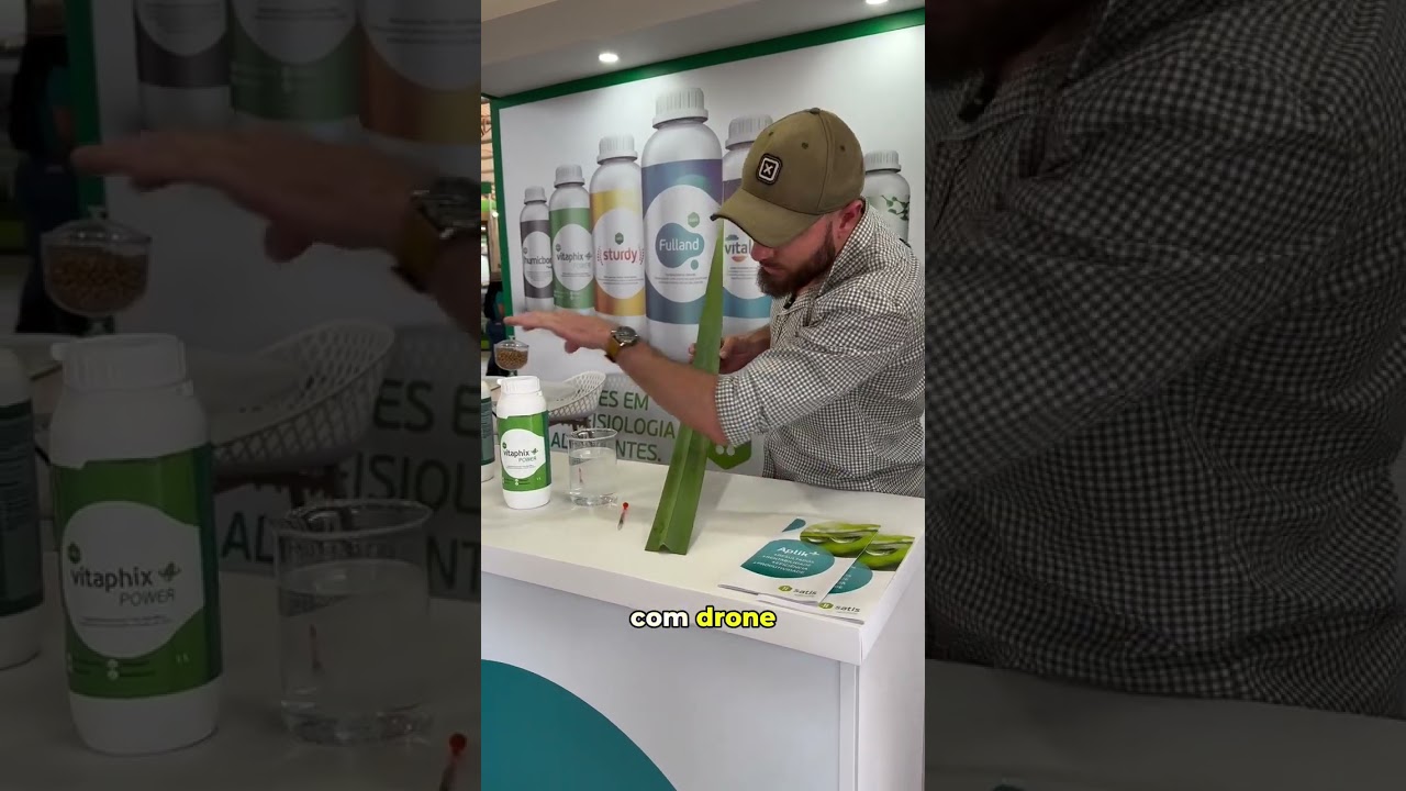 Adjuvante da Satis aumentando o poder de contato da calda com o alvo