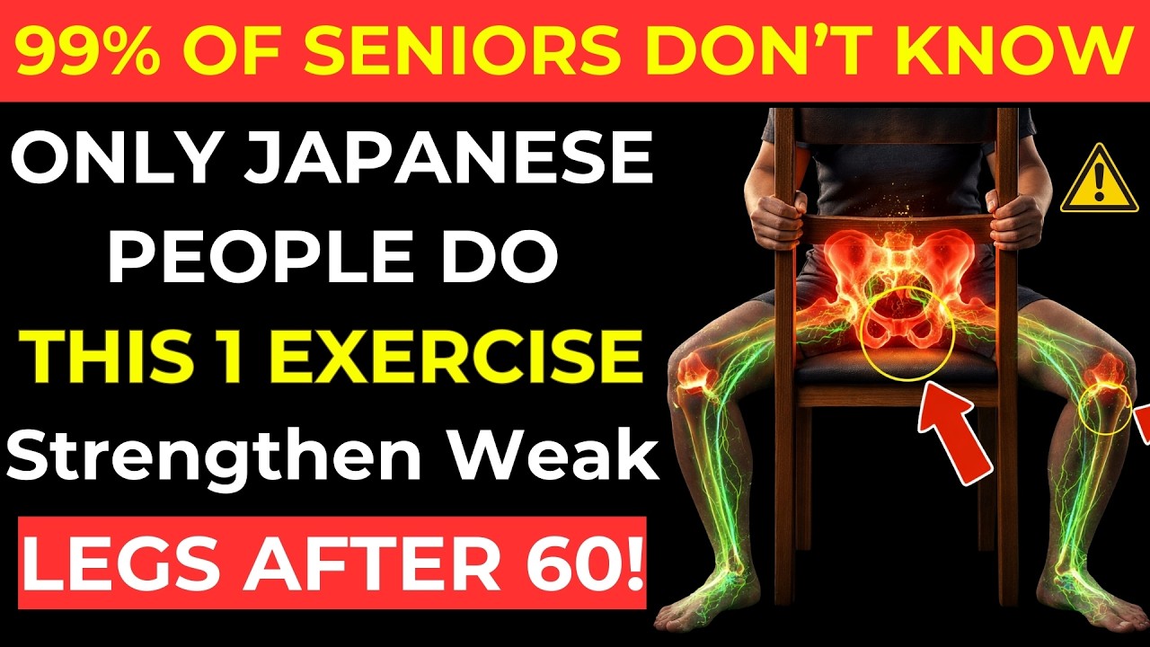 Strengthen Weak Legs After 60 | 5 Chair Exercises Science Proves Actually Work
