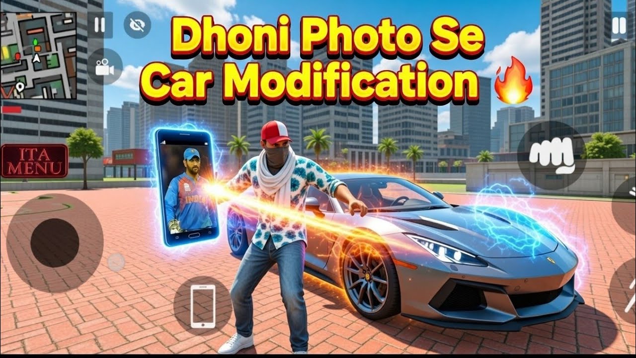 MS DHONI SIR KI गाड़ी MODIFICATION 😱#shortstory #gta #msdhoni 