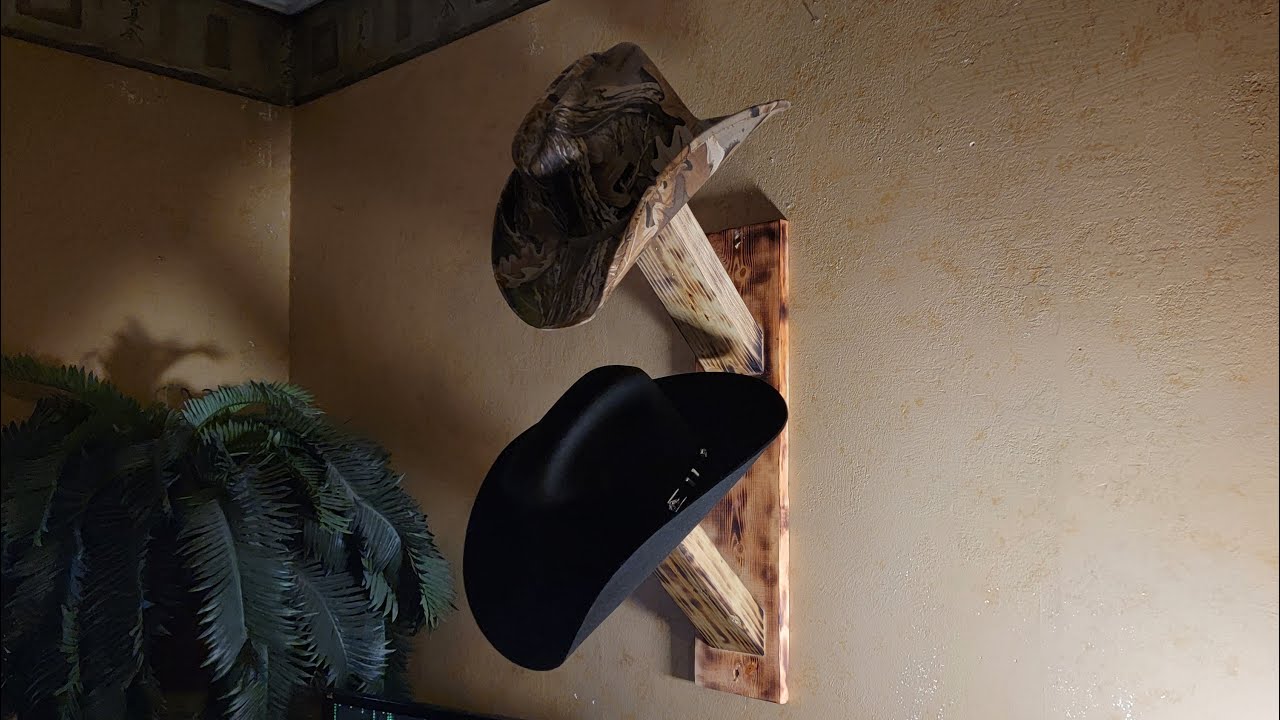 Rustic Cowboy Hat Rack