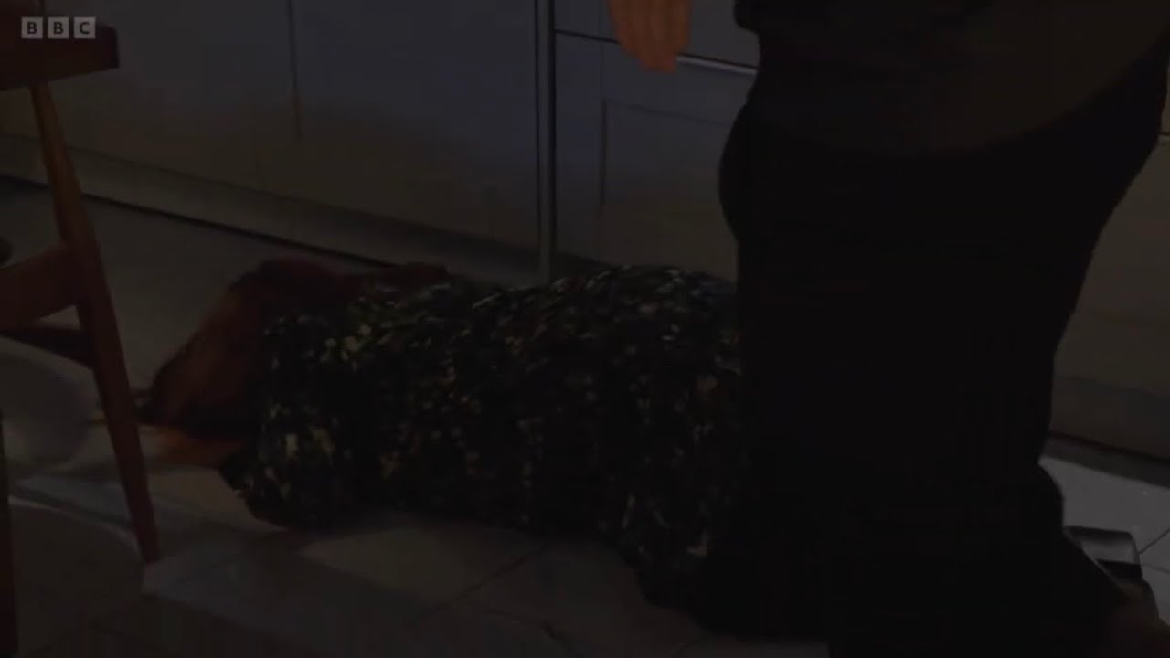 Eastenders- Joel Marshall beats up Vicki Fowler (9th October 2025)
