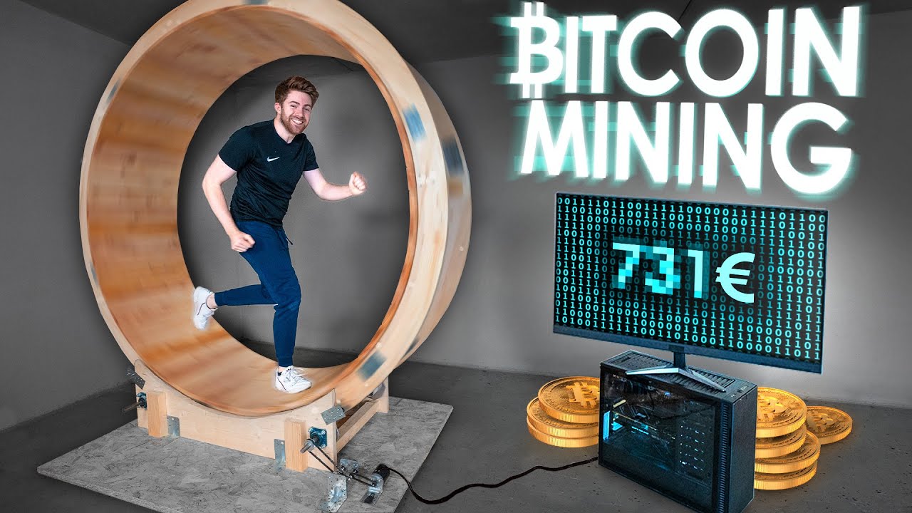 Bitcoin herstellen im XXL Hamsterrad & __&euro; verdient!