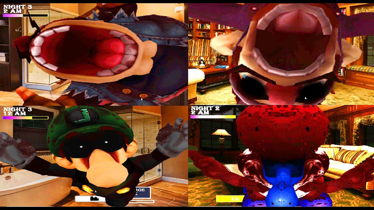 Five Nights at Wario's: SWITCHED IN TIME - All Jumpscares