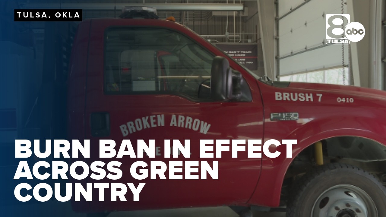 Burn ban in effect across Green Country as fire crews brace for wildfire risk