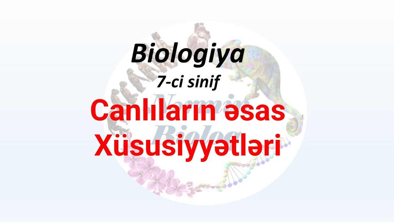 Biologiya 7-ci sinif mövzu 1 Canlıların əsas xüsusiyyətləri. dərs və tapşırıq izahı