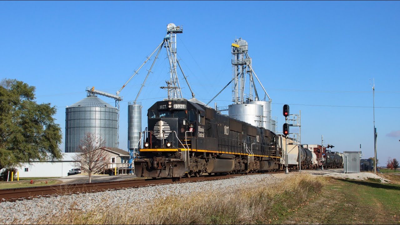 Illinois Central Deathstars Galore on the Mainline of Mid America!