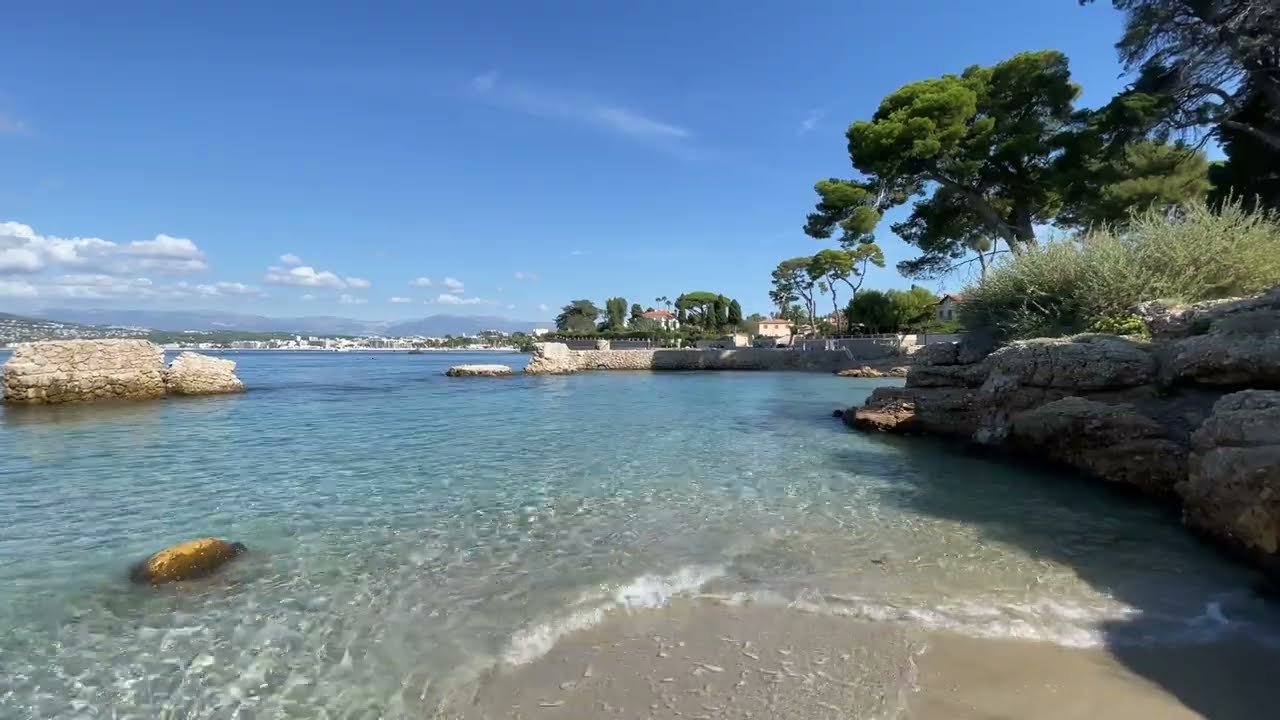 Bluest Water - Mental Vacation To Magical Beach From The French Riviera With relaxing Waves Sounds