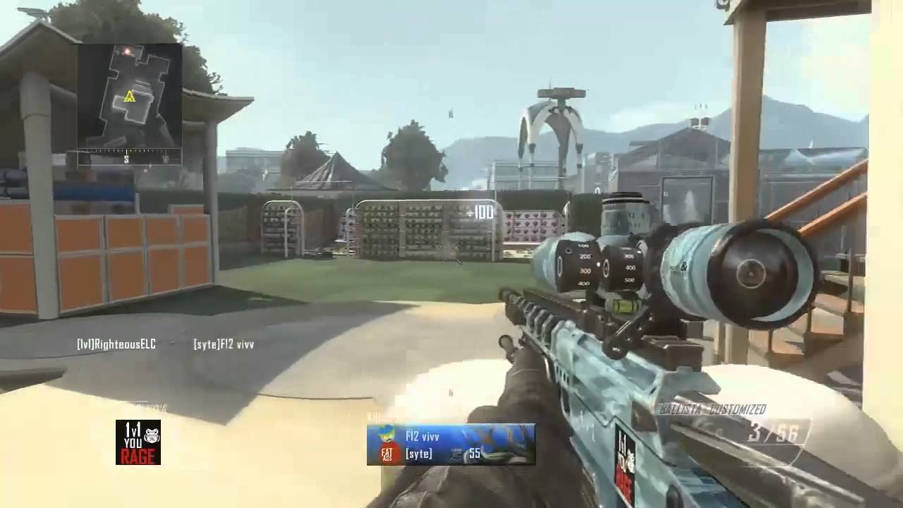 BO2 1v1 Cant back it up!!(Trickshotter)