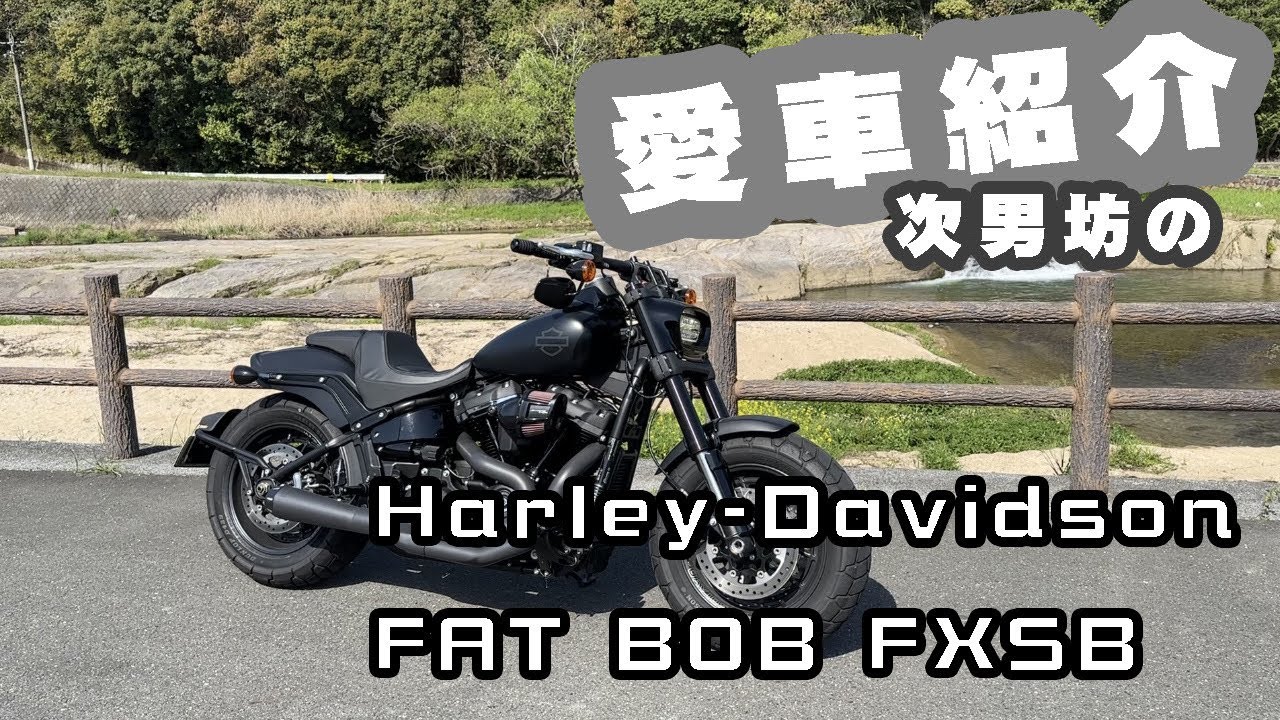 【ハーレーダビッドソン】愛車紹介　次男編　ミルウォーキーエイト・ファットボブ　FAT BOB【FXFB】