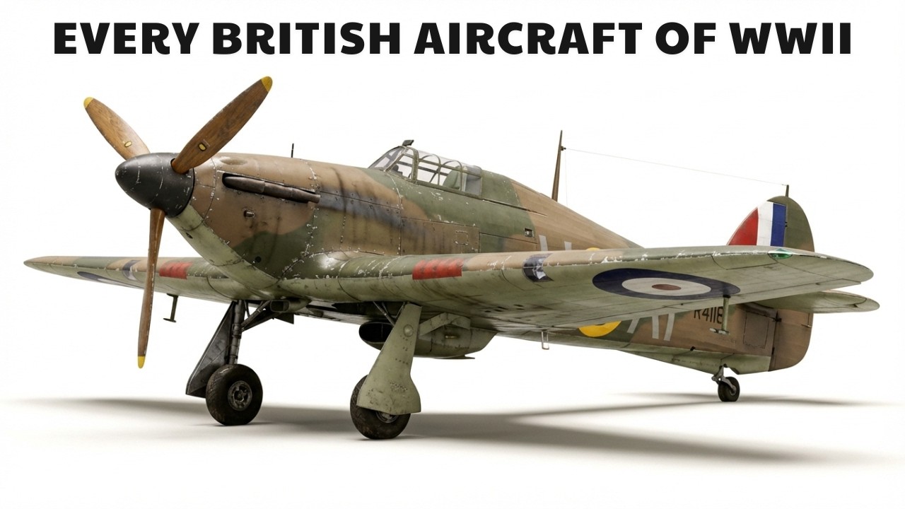 Every British Aircraft That Flew in World War II | Complete RAF & Fleet Air Arm Guide