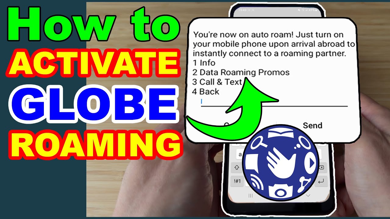 How to ACTIVATE GLOBE ROAMING prepaid sim