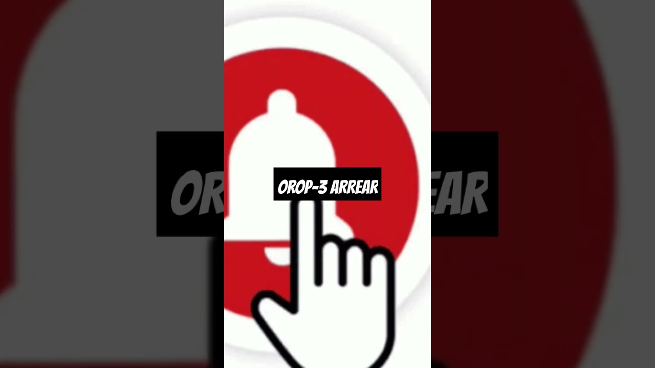 OROP-3 Arrear Latest New today 2024 #oroplatestnews #oroparrearlatestnews #orop