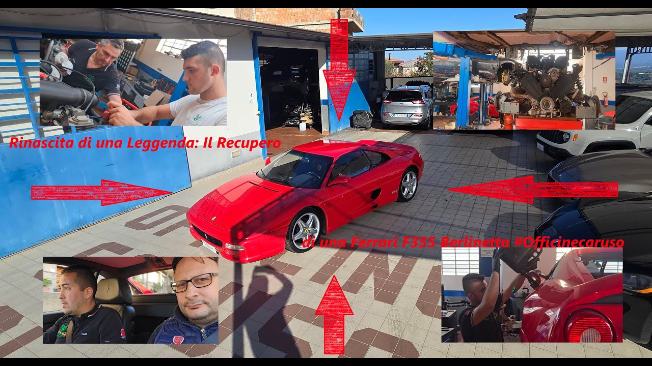 Rinascita di una Leggenda: Il Recupero di una Ferrari F355 Berlinetta #Officinecaruso
