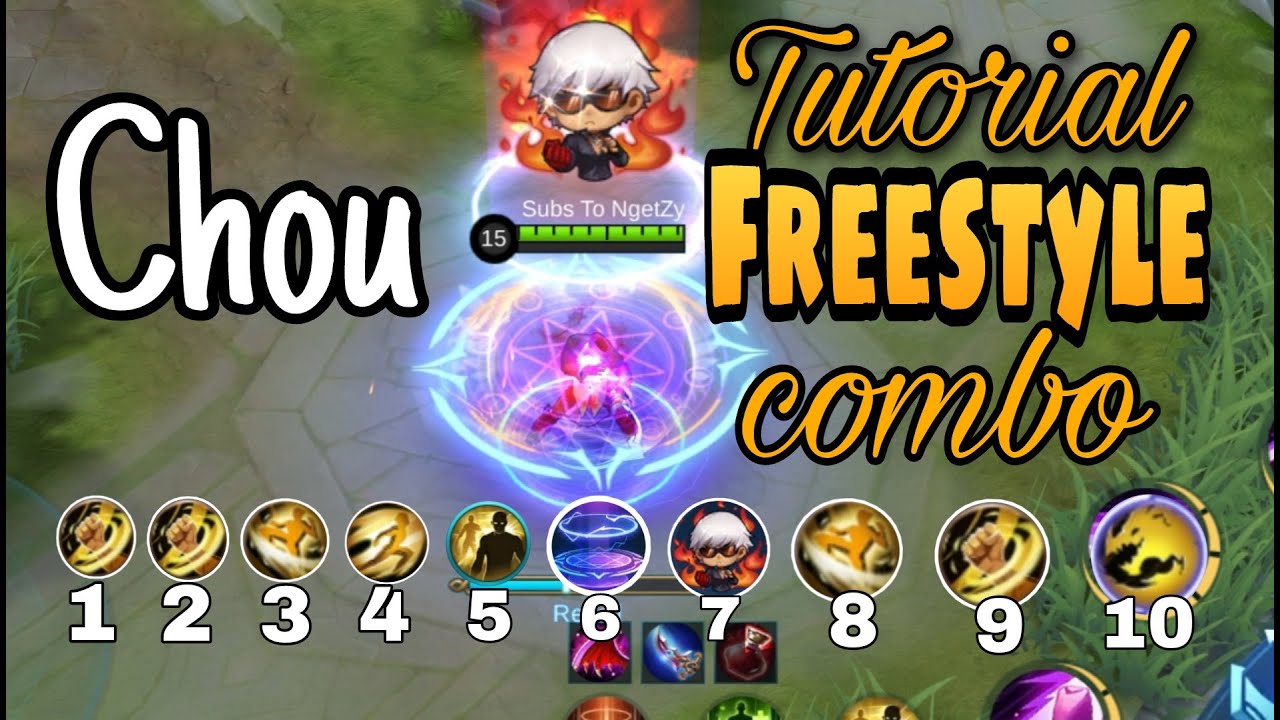 Chou Tutorial Freestyle Combo Like iNSECTiON | Easiest To Hardest COMBO