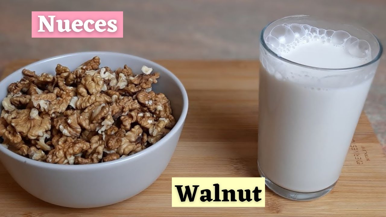 LECHE DE NUECES | Bebida DELICIOSA y SALUDABLE | Receta SUPER Fácil ✅