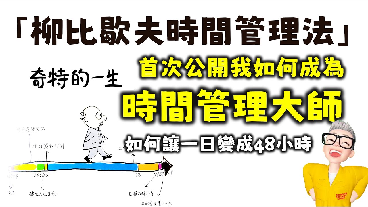 Ep535.如何成為一個時間管理大師？丨如何讓一日變成48小時丨完整公開我的時間管理方法丨時間管理大師柳比歇夫丨《奇特的一生》丨像日記一樣記錄與分析時間丨扔掉你的TO DO LIST丨陳老C