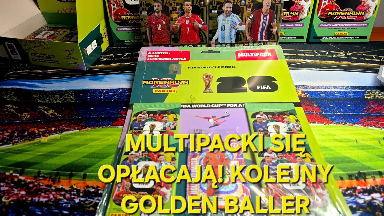 OPŁACA SIĘ!? KOLEJNY GOLDEN BALLER W MULTIPACKU!!! POJEDYNEK GOLDEN FIFA WORLD CUP 2026 PANINI