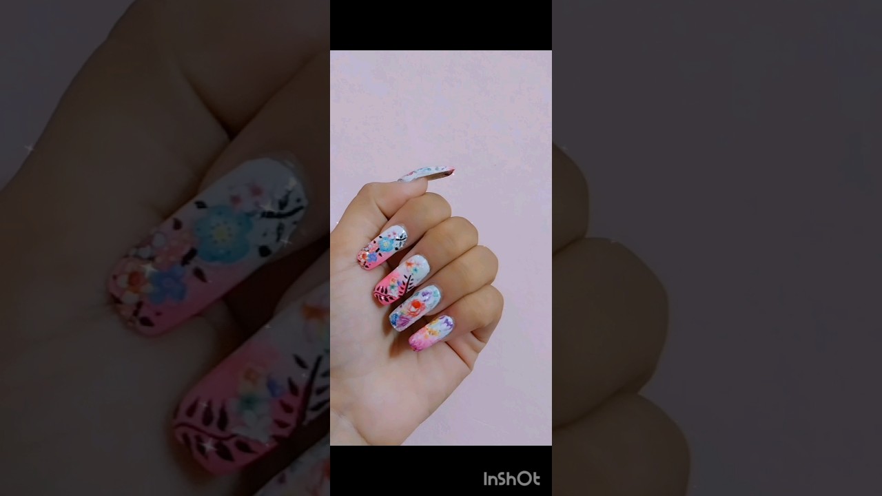 water Decals Nail Art🫧
