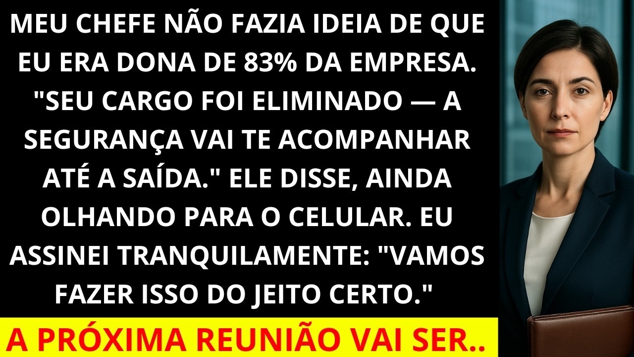 Ele me demitiu sem saber que eu era o dono da empresa, mas 15 anos depois, reapareci e assumi a
