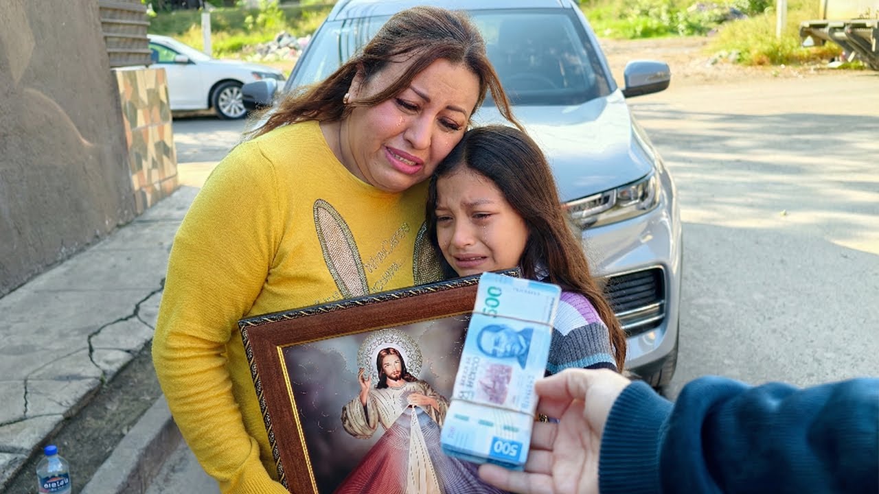 Puse a prueba a niña honesta con cuadro de Jesucristo y lo que pasó nos hizo llorar a todos 😭