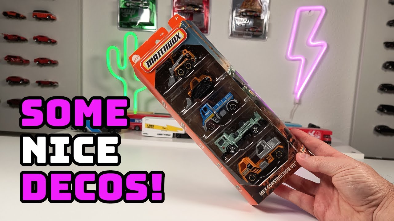 Unboxing/Review: New 2025 Matchbox 5-Pack MBX Construction VII