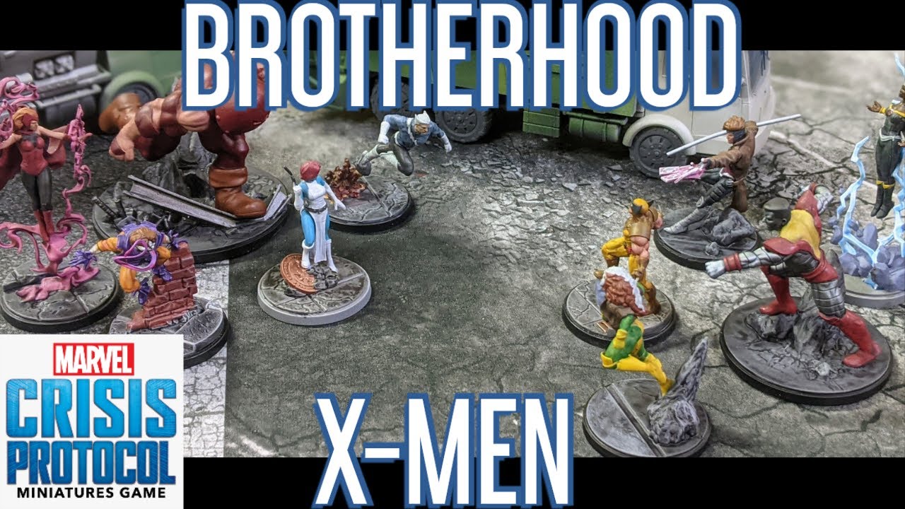 Marvel Crisis Protocol Battle Report - X-Men vs.  Brotherhood - New Mutants!