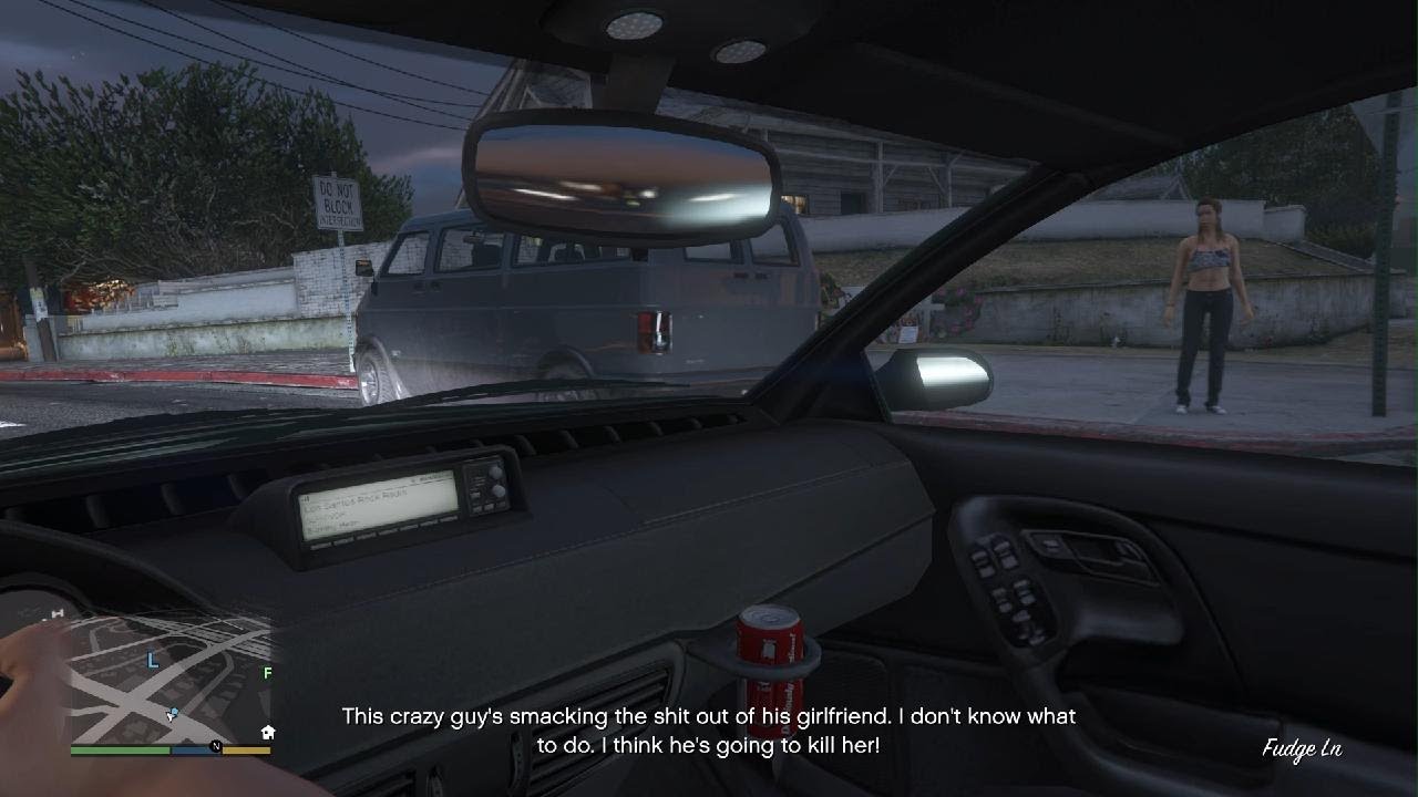 Grand Theft Auto V　I met beautiful Lady