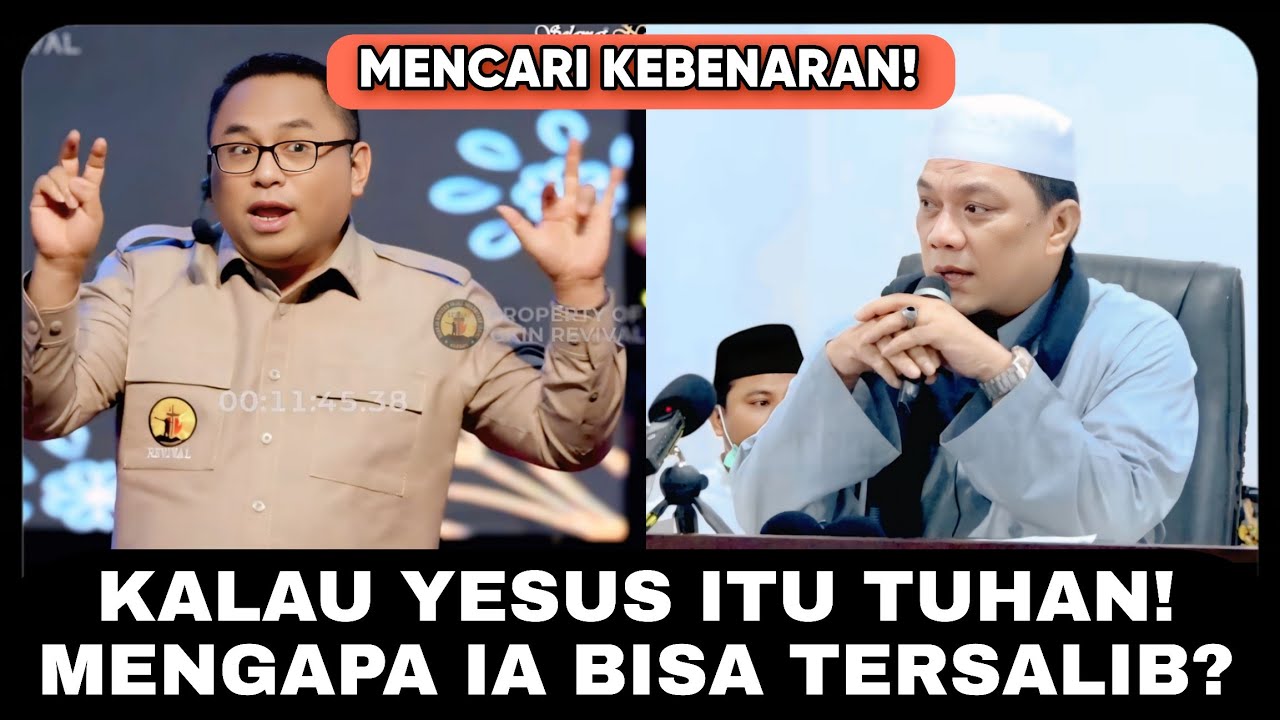 Jika Yesus Tuhan, Mengapa Ia Tersalib⁉️ | Pandangan Ustadz Yahya Waloni & Pendeta Esra Soru