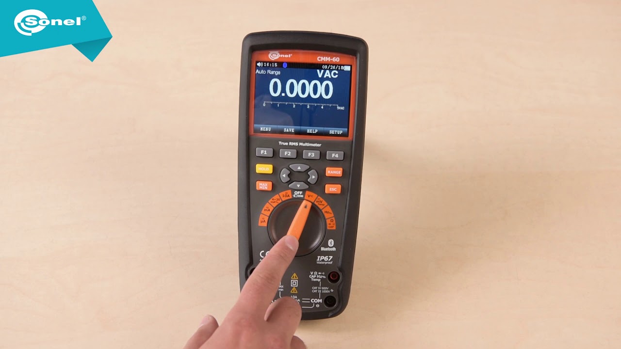 02 - Мультиметр Sonel CMM-60 - Работа и настройки