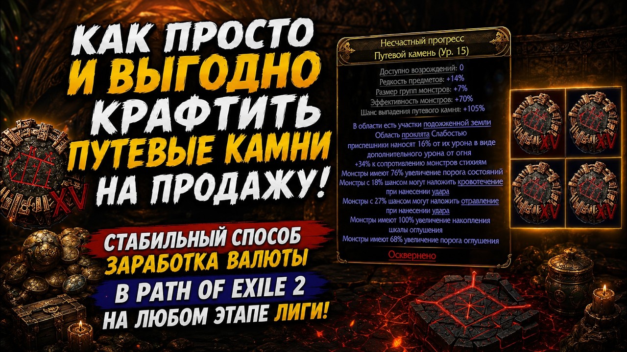 How to Craft Mapstones for Consistent Profit in Path of Exile 2? Currency Farming in the New League