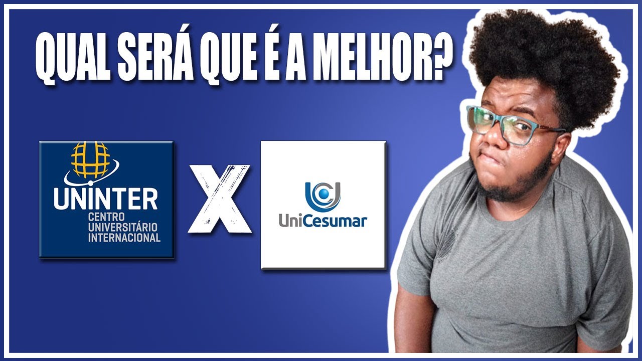 UNINTER OU UNICESUMAR QUAL É A MELHOR FACULDADE EAD?