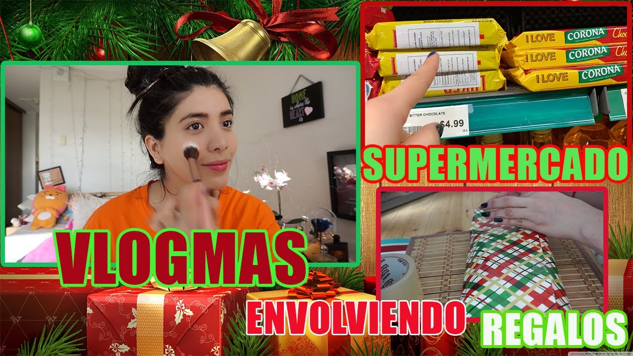 VLOG: Envolviendo REGALOS de NAVIDAD + vamos al SUPERMERCADO