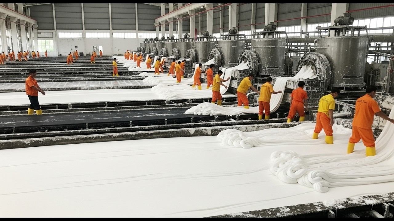 La Fabrication du Caoutchouc Naturel : l'Industrie aux 13 Millions de Tonnes
