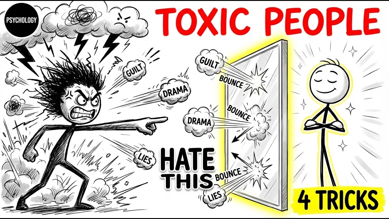 Toxic People HATE When You Do This (4 Psychology Tricks That Actually Work)