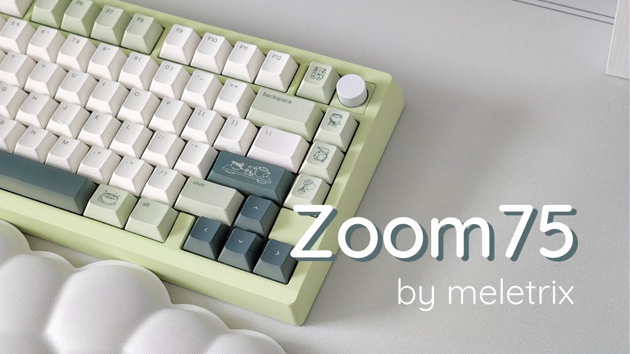 Zoom75 🍵 | a cozy matcha-themed keyboard