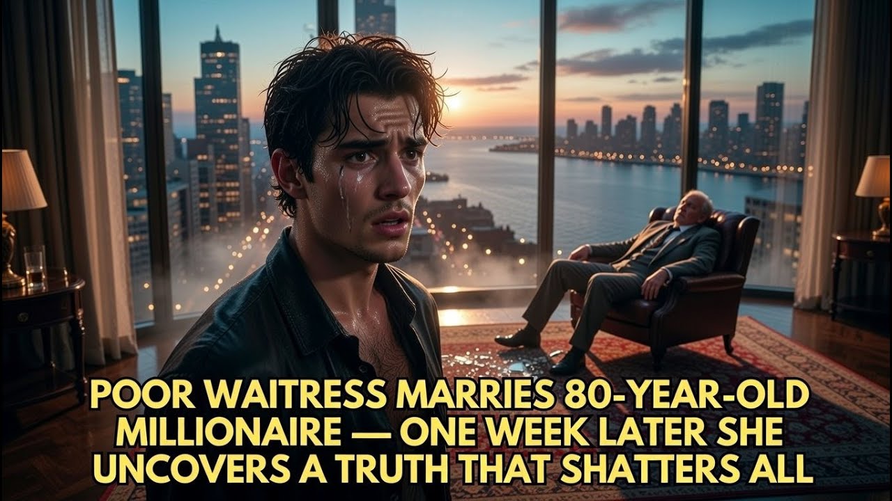 POOR WAITRESS MARRIES 80-YEAR-OLD MILLIONAIRE — ONE WEEK LATER SHE UNCOVERS A TRUTH THAT SHATTERS