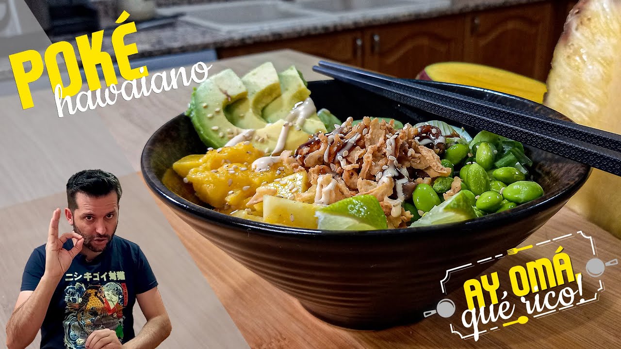 ¡Poké hawaiano hecho como en los restaurantes! ¡100 % casero, 100 % sabroso!