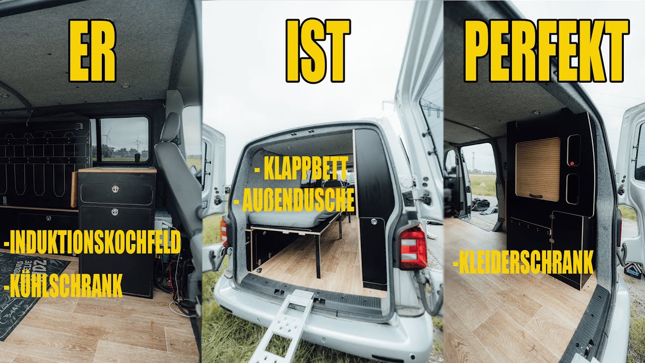 DAS FINALE ERGEBNIS meines Motorrad Campers! VW T5