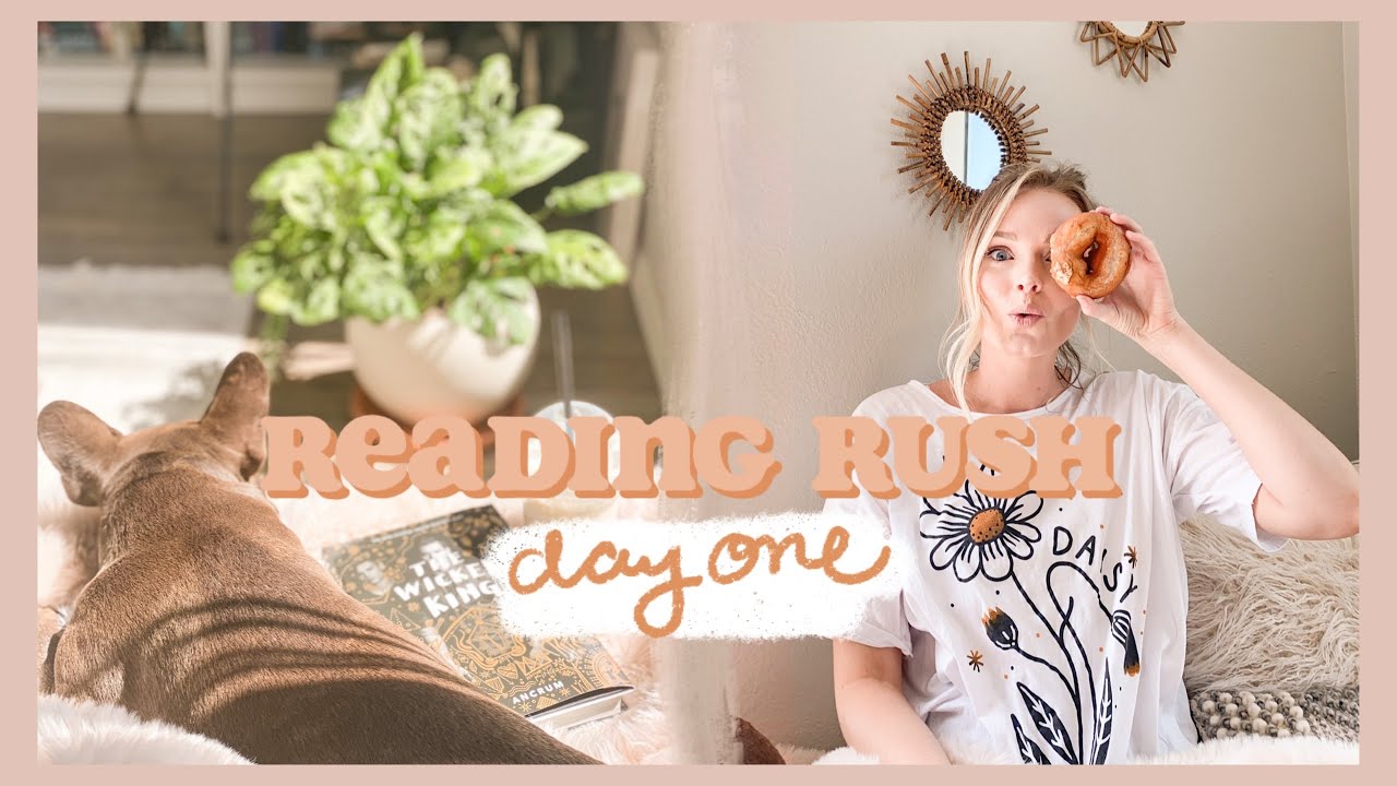 READING RUSH DAY 1| working hard and almost crying hard 🙈