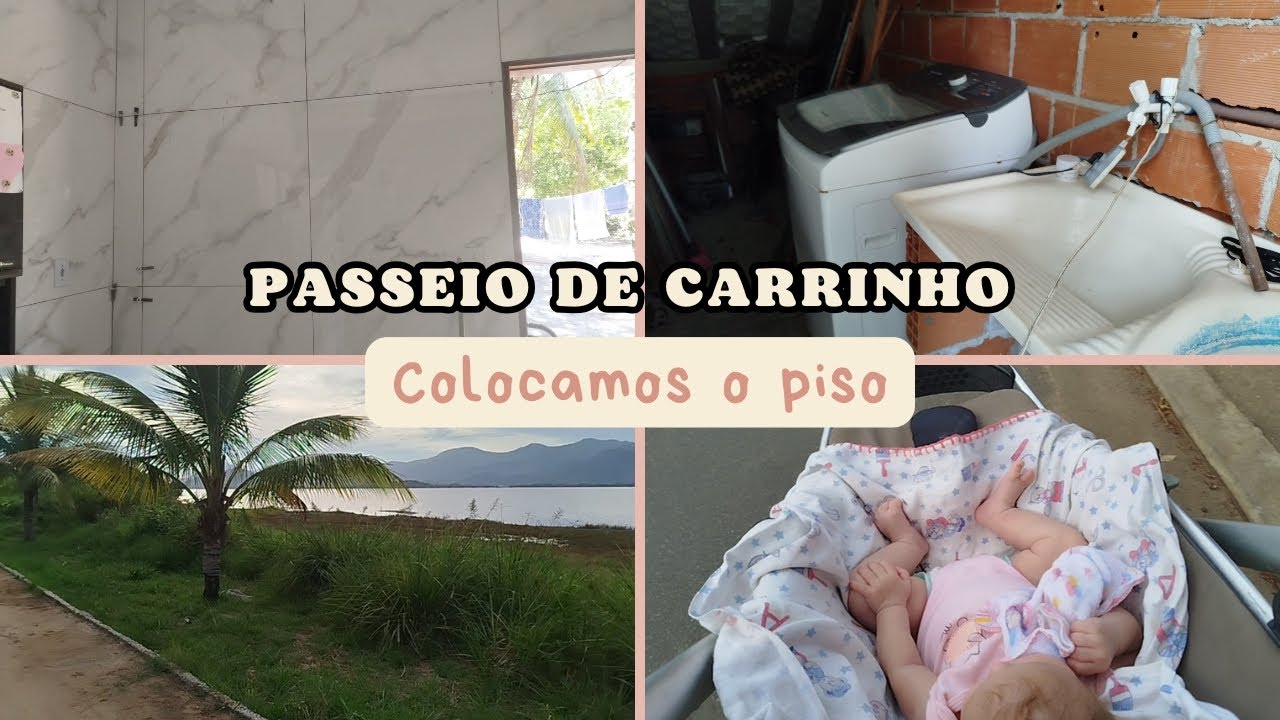 Primeiro vlog do ano/ Passeamos pelo bairro/ mostrei como está ficando a obra 🥰