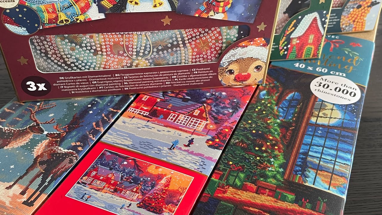 HAUL 📦 Diamond Painting von Action - Weihnachten naht! 🎄