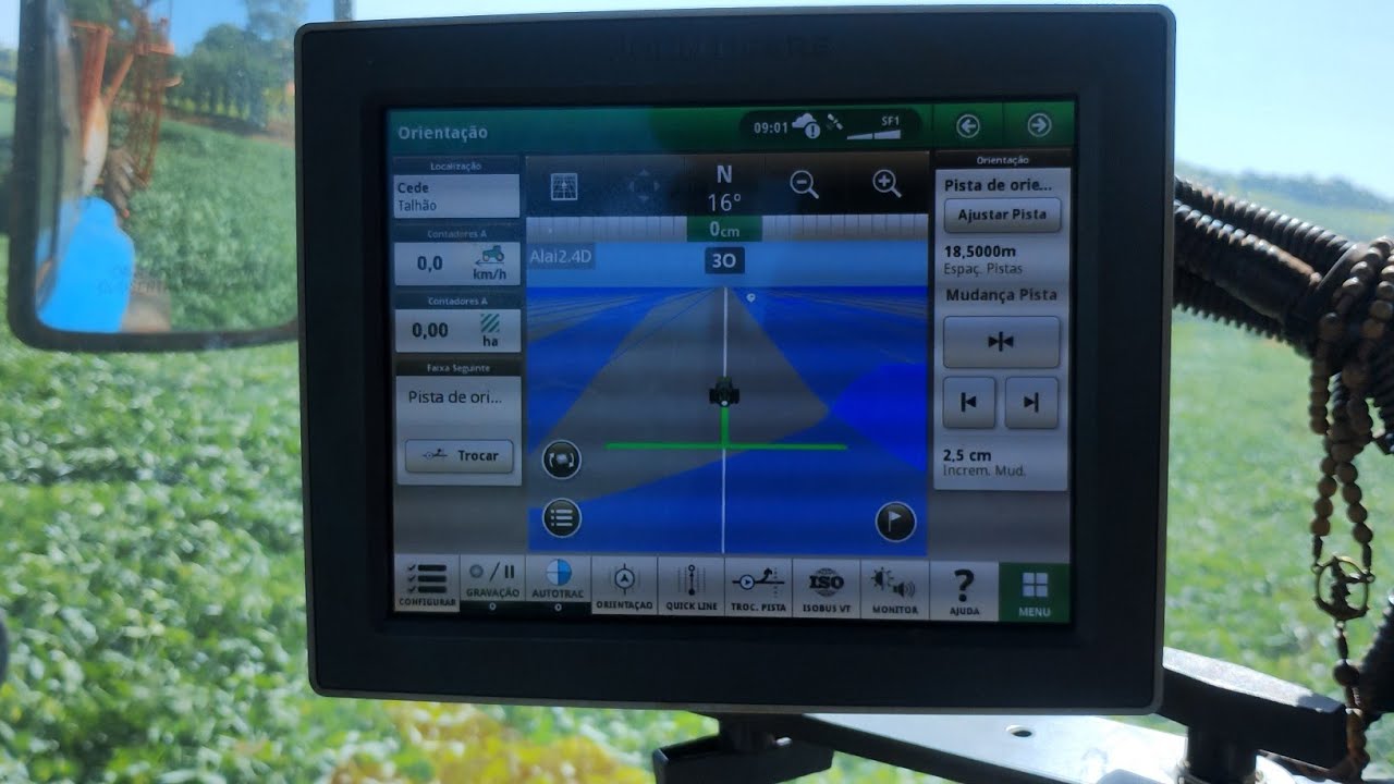 Como trabalhar com GPS John Deere no Piloto