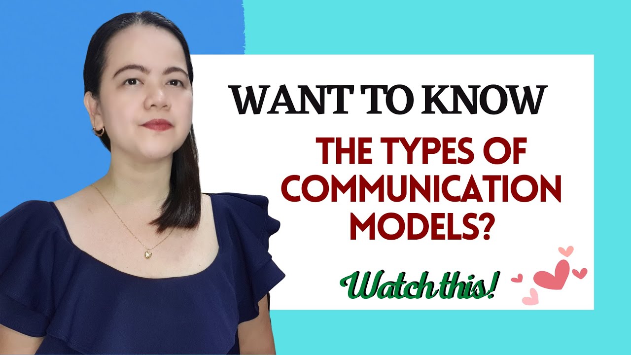 3 MAJOR TYPES OF COMMUNICATION MODELS #linear #interactive #transactional