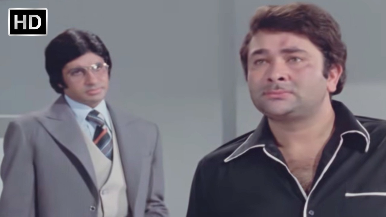 Kasme Vaade Scene - मैं आपकी तरह महात्मा नहीं उन्हें छोड़ दूं - Randhir Kapoor Action - Amitabh