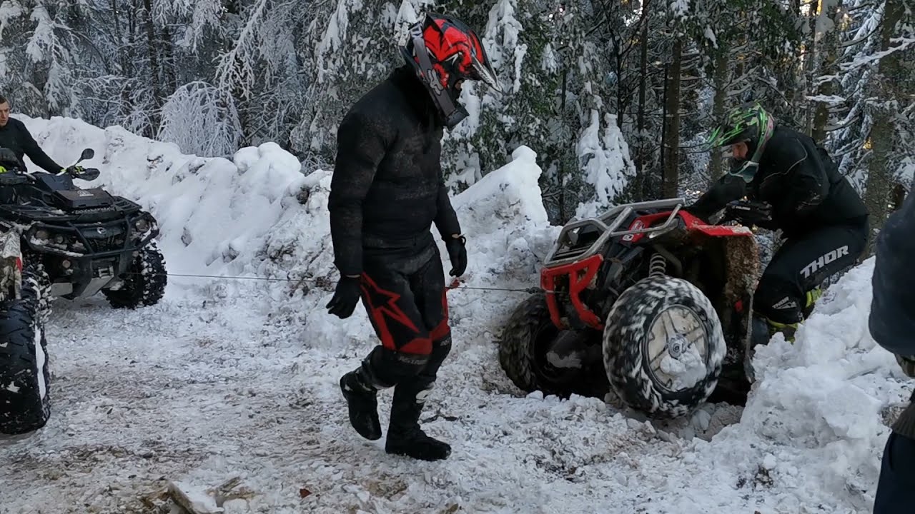 ATV Žepče motori u snijegu