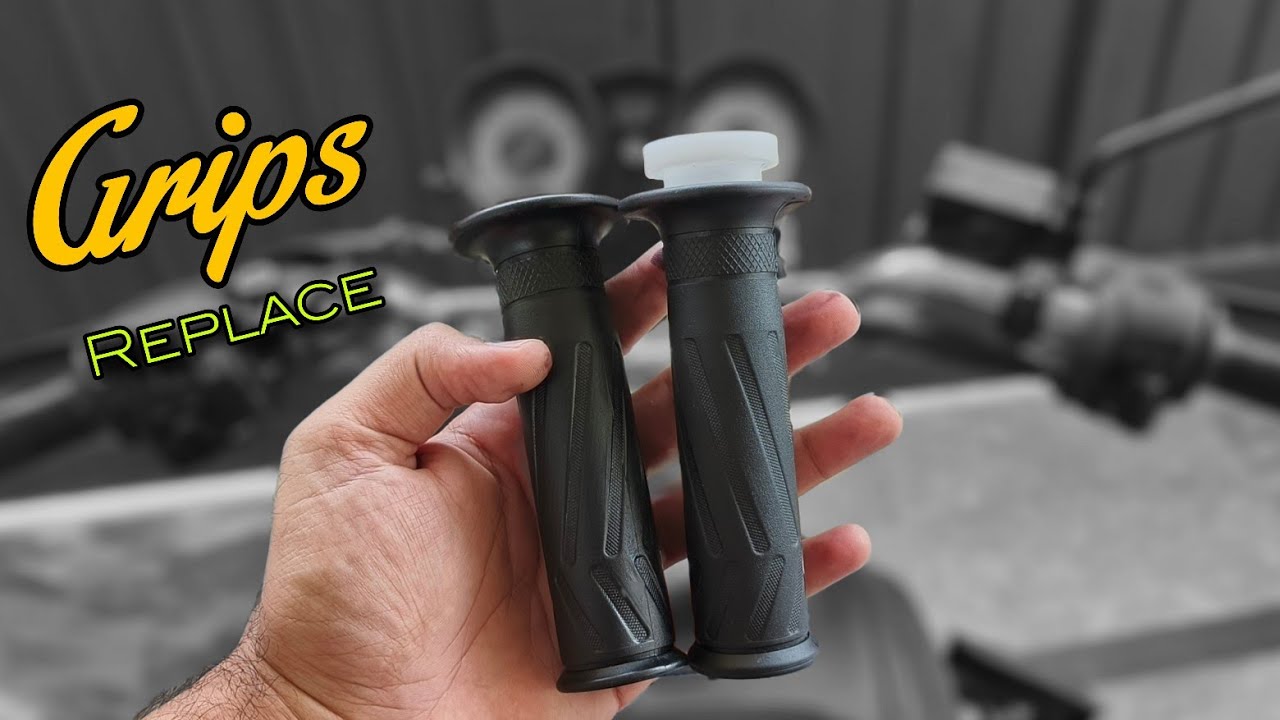 Motorcycle Grips Replacement Procedure | YBR125 | KK VIDZ