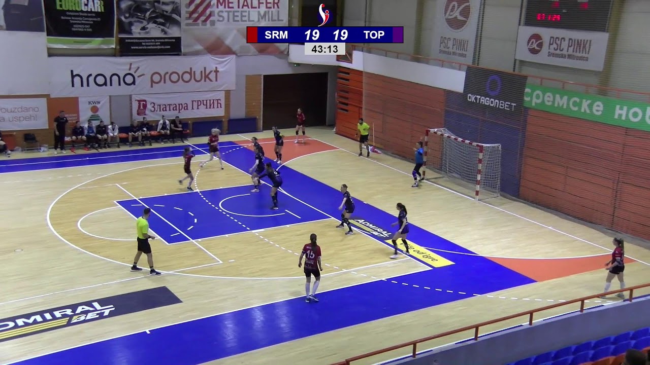 SBRL 10. kolo / Ž / ŽRK Srem - ŽRK Topličanin